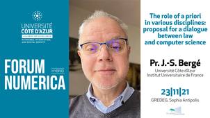 Forum Numerica - Pr J.-S. Bergé: 