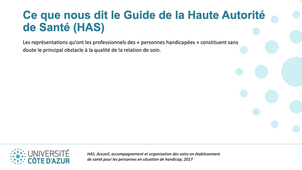 Handicap : Représentations sociales, préjugés et discriminations