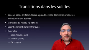 Les transitions dans les autres atomes que l'hydrogène