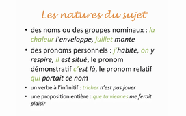 Le sujet dans tous ses états