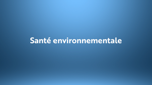Thématique : Santé environnementale