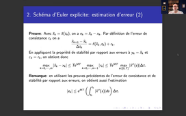 Présentation du schéma d'Euler explicite