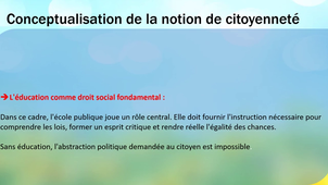 Éducation à la citoyenneté - Cours 2