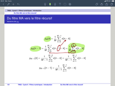TNS2 : Introduction aux filtres IIR - Intégrateur à fuite