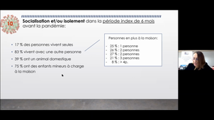 COVID-19 : santé mentale, comportement de prévention et télétravail