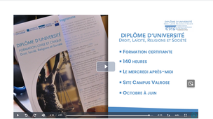 Diplôme_Université_Droit, laïcité, religions et société