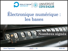 Arithmétique : nombres signés