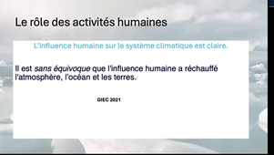 la détection et l'attribution des changements climatiques : le rôle des activités humaines