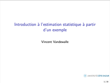 Exemple introductif pour le cours de modélisation statistique