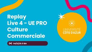 Replay Live n°4 du 4 Décembre à 18H00_Culture commerciale