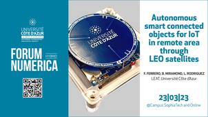 Forum Numerica - Autonomous smart connected objects for IoT in remote area through LEO satellites