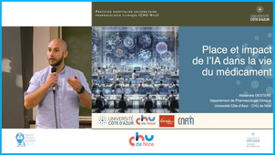 Printemps éthique 2025- Alexandre DESTÈRE - Place et impact de l'IA dans la vie du médicament.