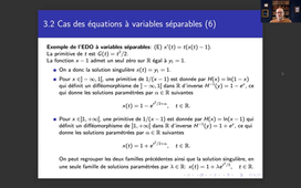EDOs scalaires d’ordre 1 non linéaires