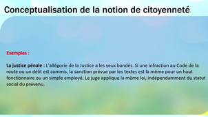 Éducation à la citoyenneté - Cours 1