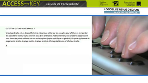2. L'ordinateur des aveugles - La plage braille