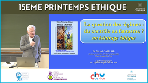 15ème Printemps éthique - Michel Caillol