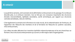 4. CHEC PASS LAS Embryo Semaine 4 - cours