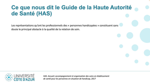 Handicap et représentations