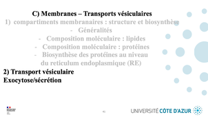 GILSON - Biologie cellulaire - Partie C : Membranes - Transports vésiculaires 2/2