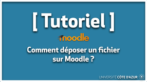 Moodle - Comment déposer un fichier dans son espace de cours ?