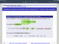 TNS2 : Introduction aux systèmes Linéaires Invariants dans le Temps