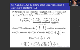 EDOs scalaires du second ordre
