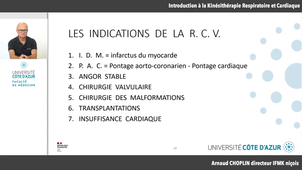 CHOPLIN - Introduction à la Kinésithérapie Respiratoire et cardiaque - 6/6