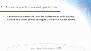 Service sanitaire : intervenir