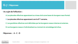 7. Epiblaste secondaire LAS_ Q.C.M