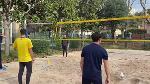 Fontana Mattéo vidéo échauffement ASEA beach-volleys volley
