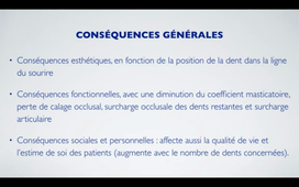 Edentement et Conséquences / Introduction à la Prothèse plurale Bridge / lois de Duchange .mp4