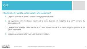 8. 2eme mois LAS - QCM