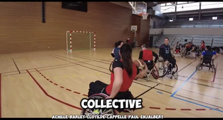 Basket fauteuil féminin Achille barlet clotilde cappelle paul enjalbert